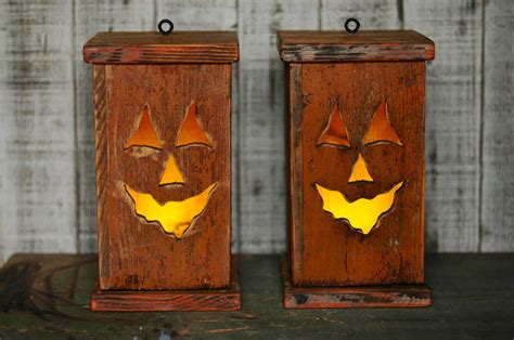 halloween wood lanterns|halloween lanterns with led lights.